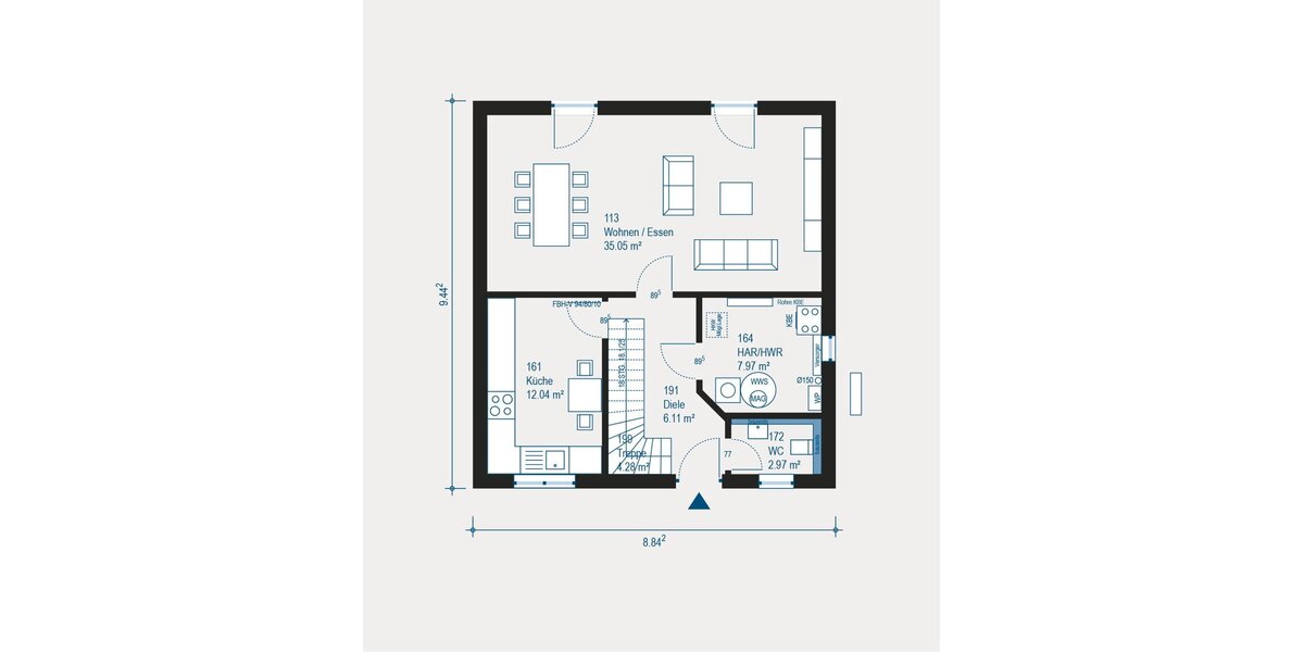 Individuell geplant - Ihr maßgeschneidertes Einfamilienhaus in Antrifttal - Einfamilienhaus Amöneburg | Angebot:27349148