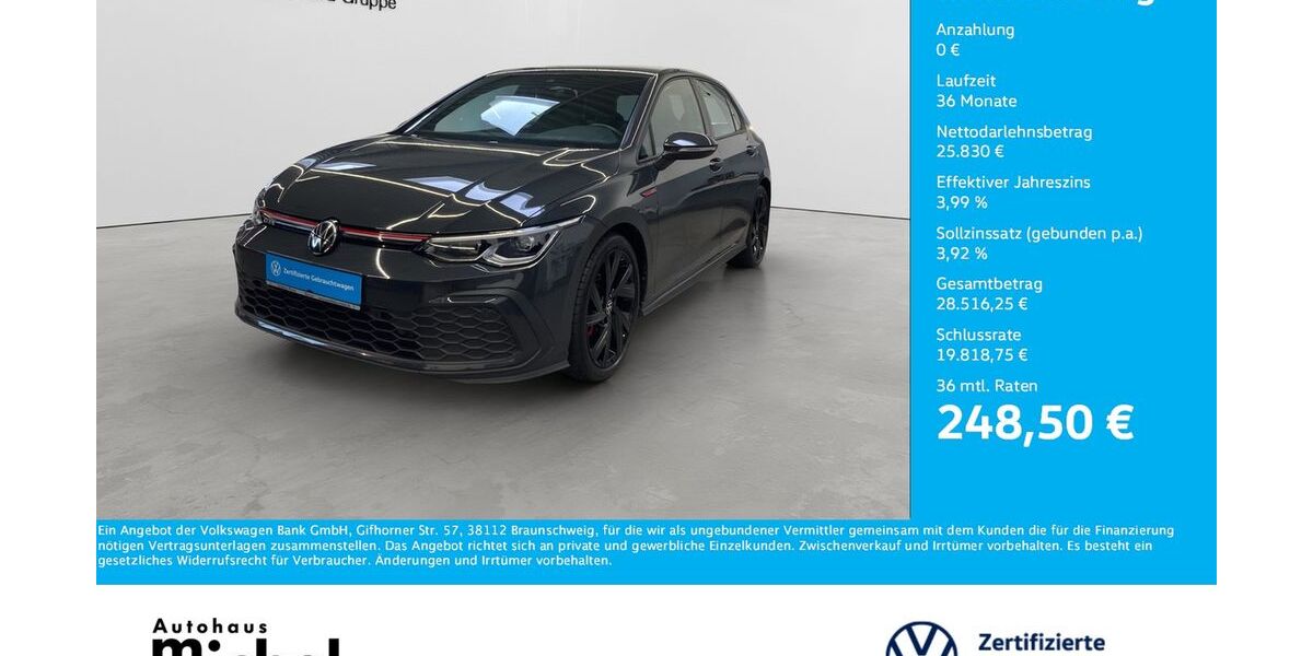 VW Golf 42.950 km 25.830 &euro; Gießen 35394