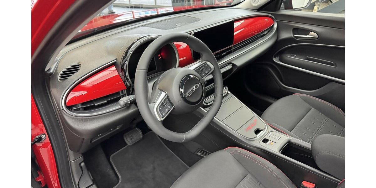 Fiat 600E Red 54 KWh 1.Hand Full LED Carplay 14.500 km 21.880 &euro; Lich 35423