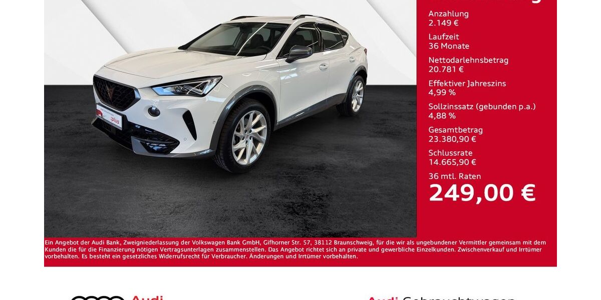 Cupra Formentor 24.900 km 22.430 &euro; Giessen 35394