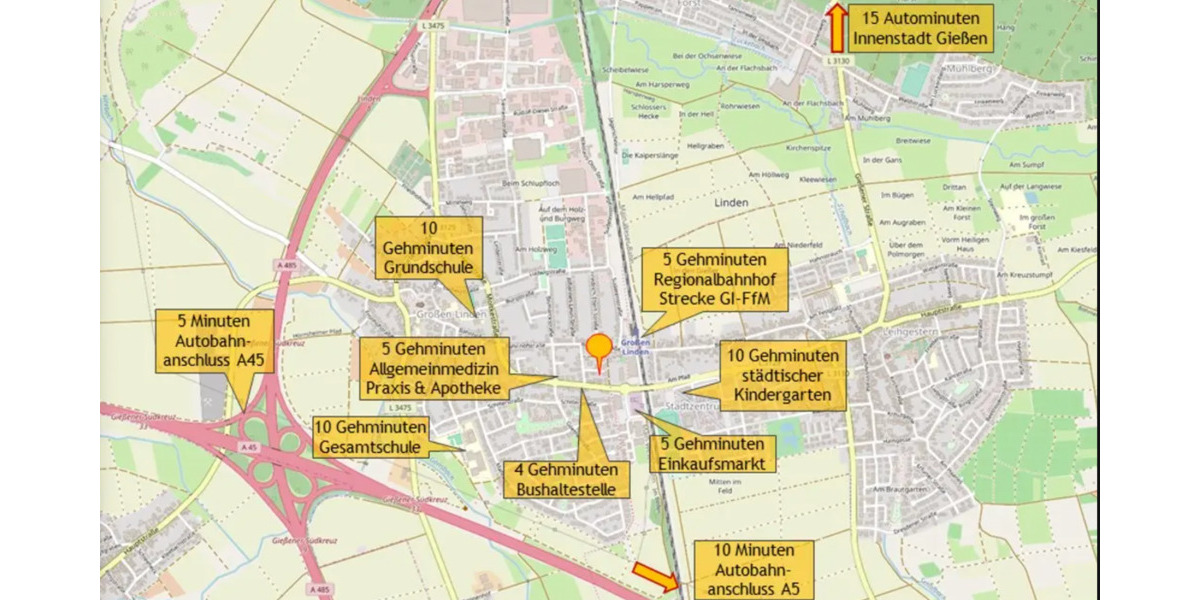 Grundstück Linden Großen-Linden - 350.000&euro; | Angebot:25657624