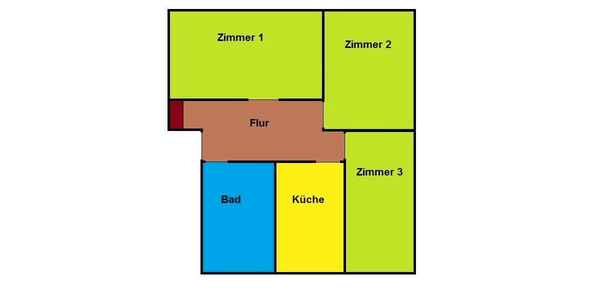 Etagenwohnung Marburg Marbach - 3 Zimmer, 59 m&sup2;, 214.000&euro; | Angebot:26039346