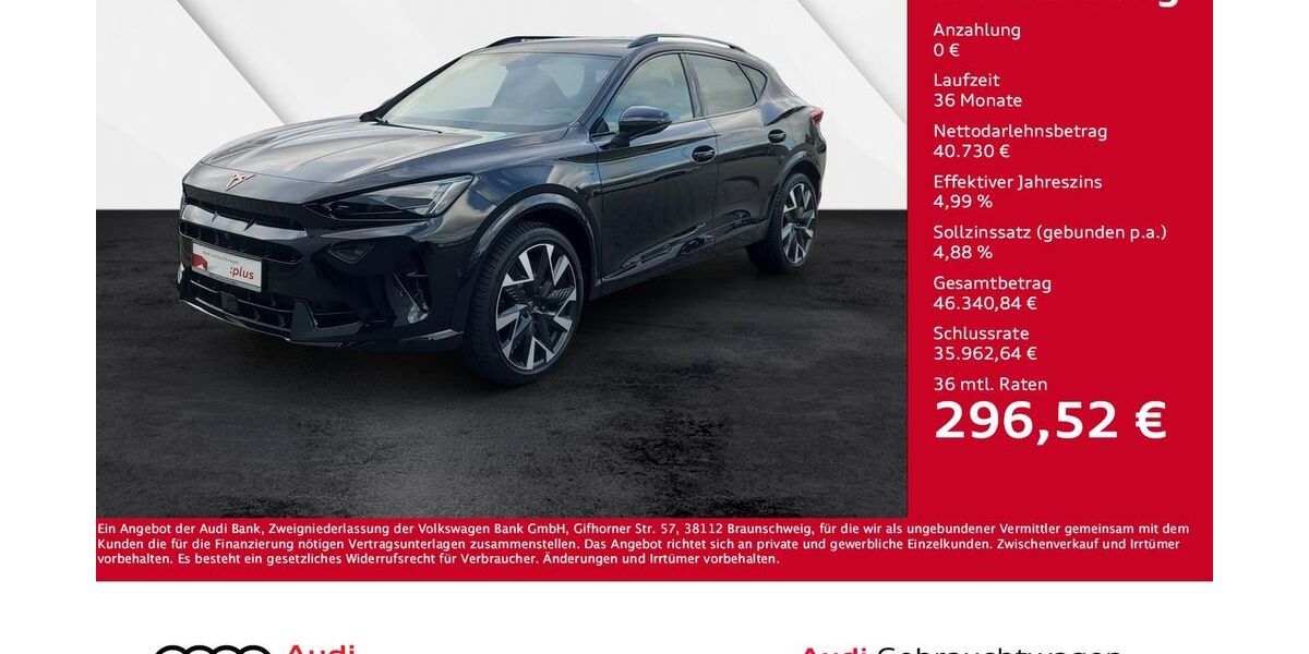 Cupra Formentor 1.050 km 40.730 &euro; Giessen 35394