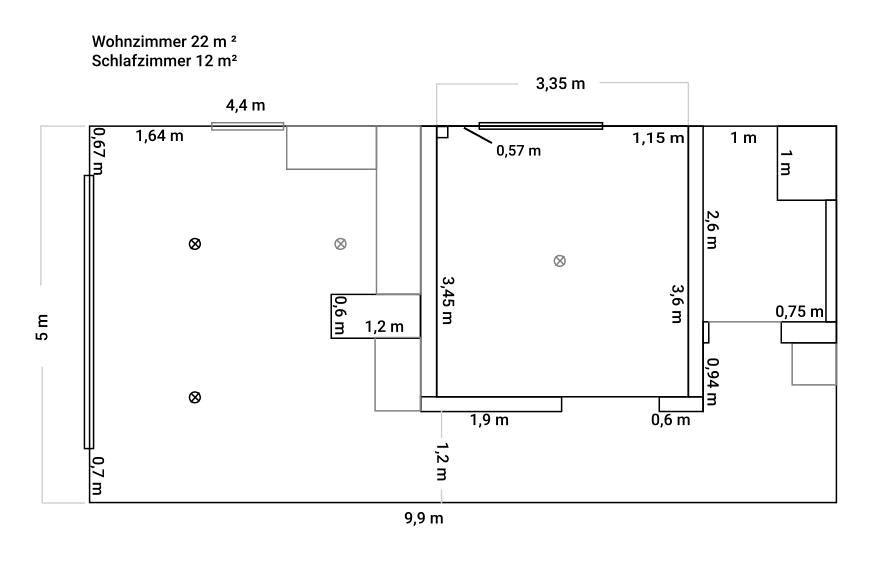 Erdgeschoßwohnung Gießen Schlangenzahl - 2 Zimmer, 50 m&sup2;, 1.000&euro; | Angebot:25932500