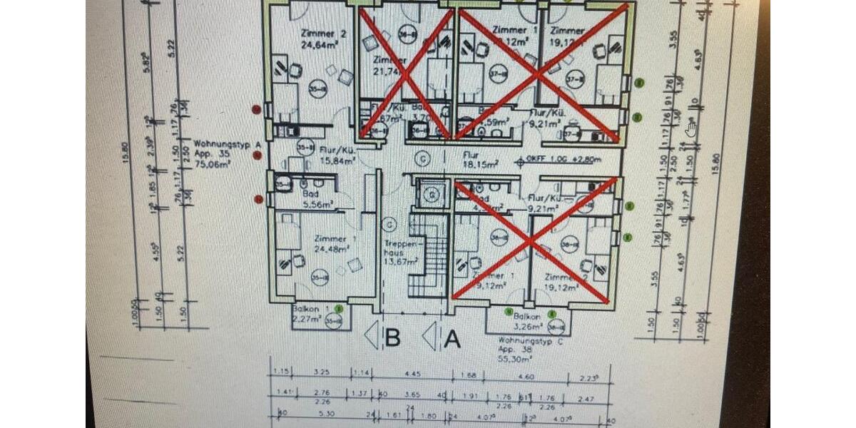 Erdgeschoßwohnung Marburg Biegenviertel - 2 Zimmer, 75 m&sup2;, 900&euro; | Angebot:26624513