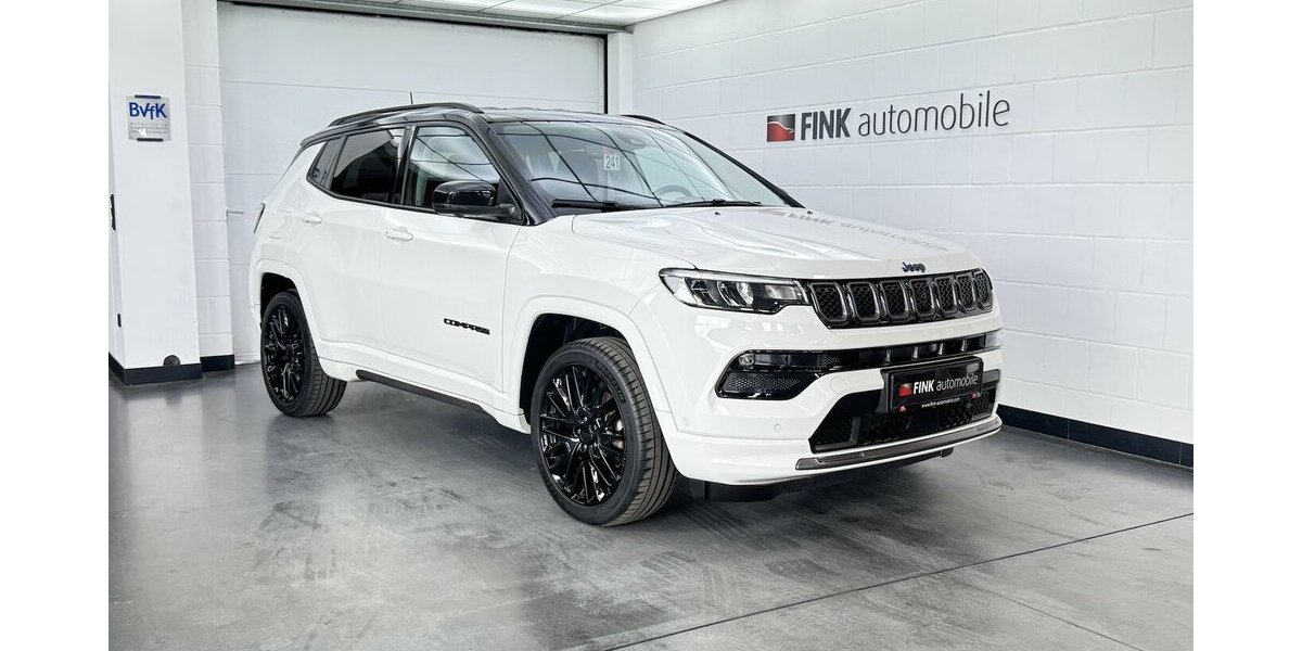 Jeep Compass S Plug-IN Hybrid 4WD 1.Hand Anhängerkplg 43.400 km 26.540 &euro; Lich 35423