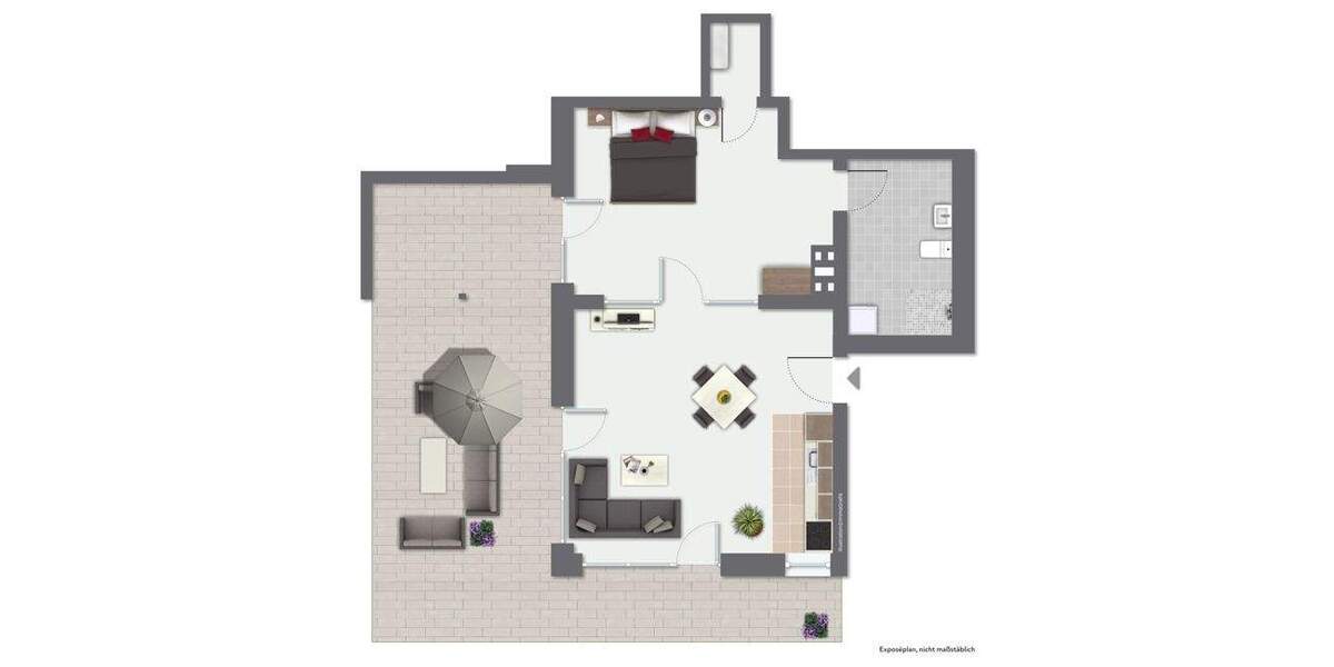 Etagenwohnung Solms Niederbiel - 2 Zimmer, 93 m&sup2;, 299.900&euro; | Angebot:25662017