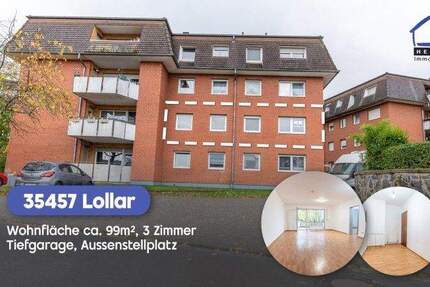 Wohnung Lollar Ruttershausen - 3 Zimmer, 99 m&sup2;, 990&euro; | Angebot:25768508