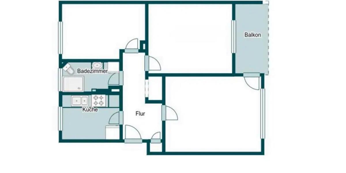 Etagenwohnung Marburg Biegenviertel - 3 Zimmer, 72 m&sup2;, 265.000&euro; | Angebot:25050298