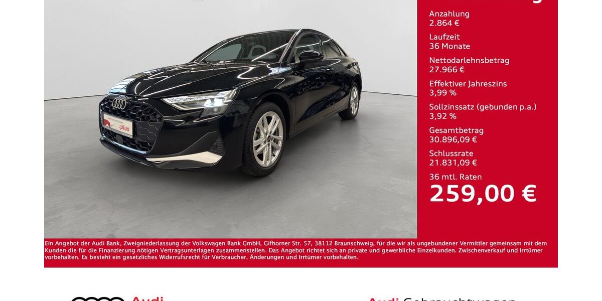 Audi A3 18.550 km 30.430 &euro; Giessen 35394