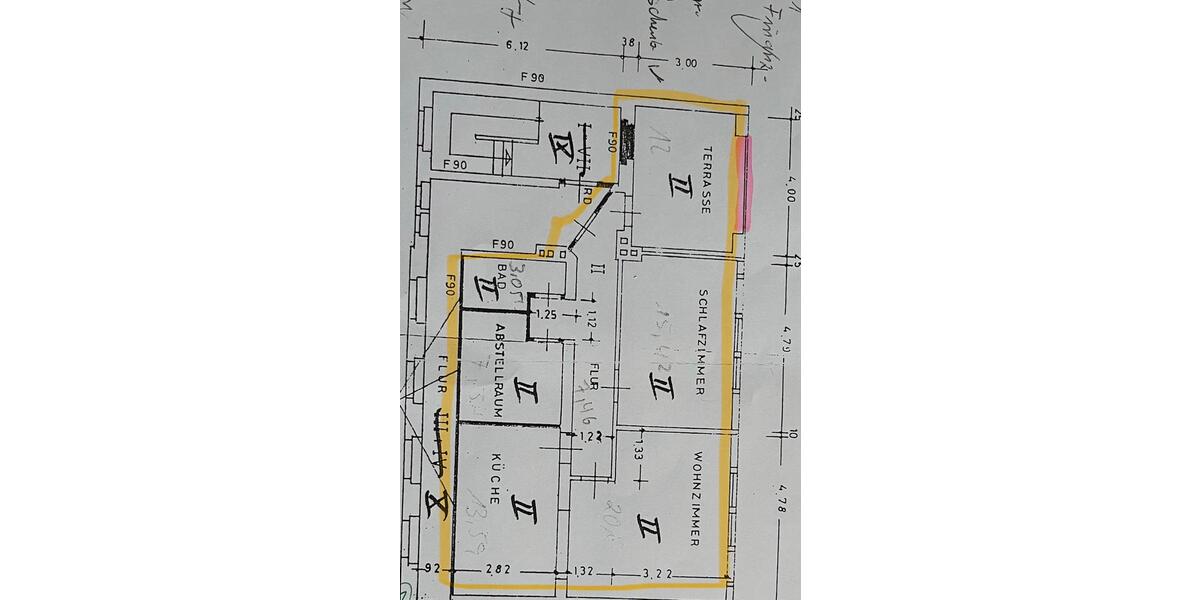 Etagenwohnung Herborn - 2 Zimmer, 70 m&sup2;, 650&euro; | Angebot:25178344