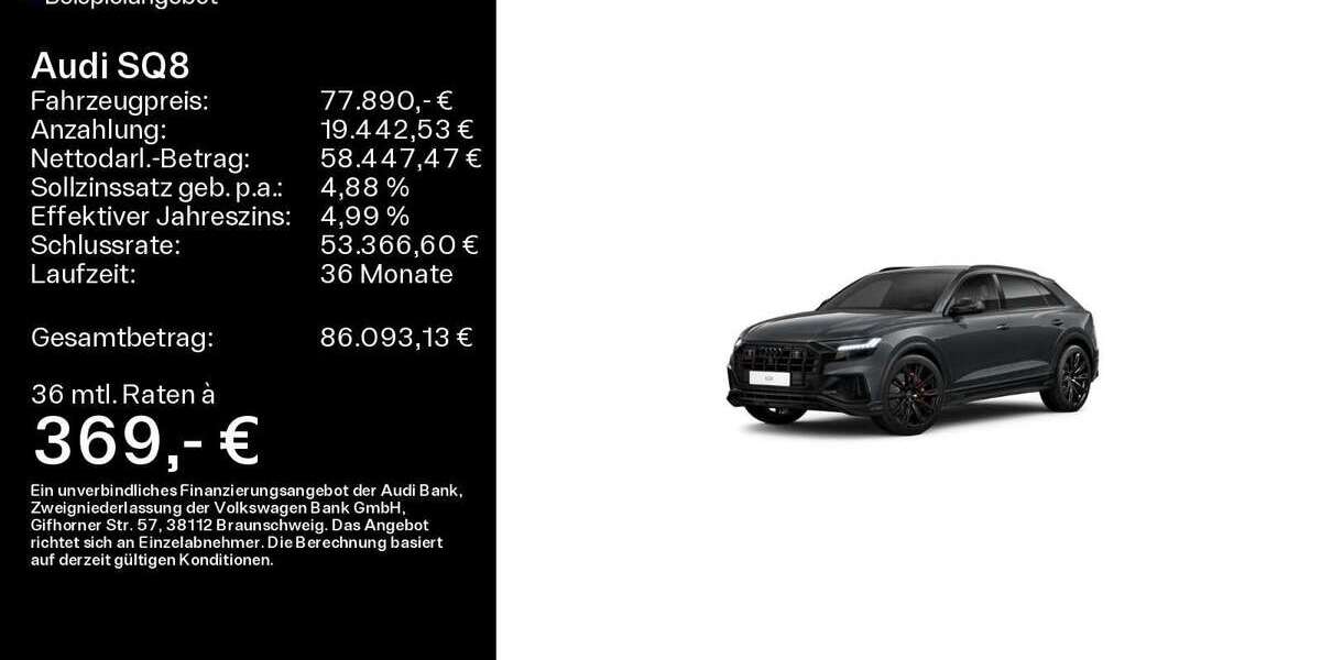 Audi SQ8 82.514 km 77.890 &euro; Bad Nauheim 61231