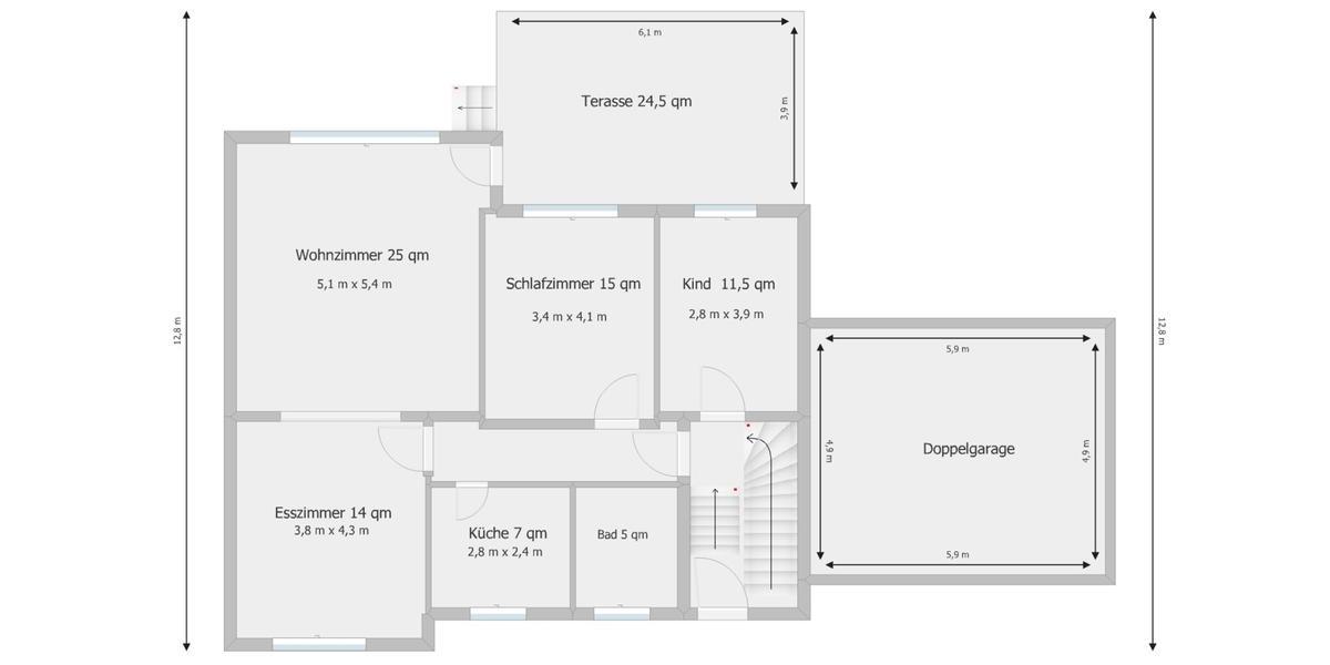 Einfamilienhaus Gießen Allendorf - 8 Zimmer, 160 m&sup2;, 350.000&euro; | Angebot:25987405