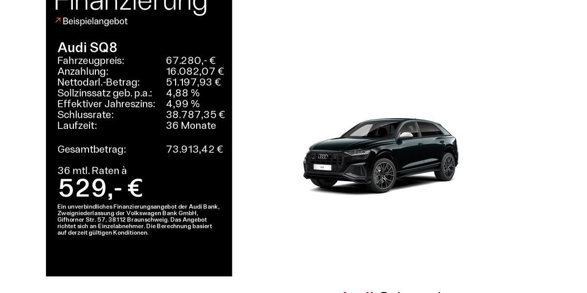 Audi SQ8 61.003 km 67.280 &euro; Bad Nauheim 61231
