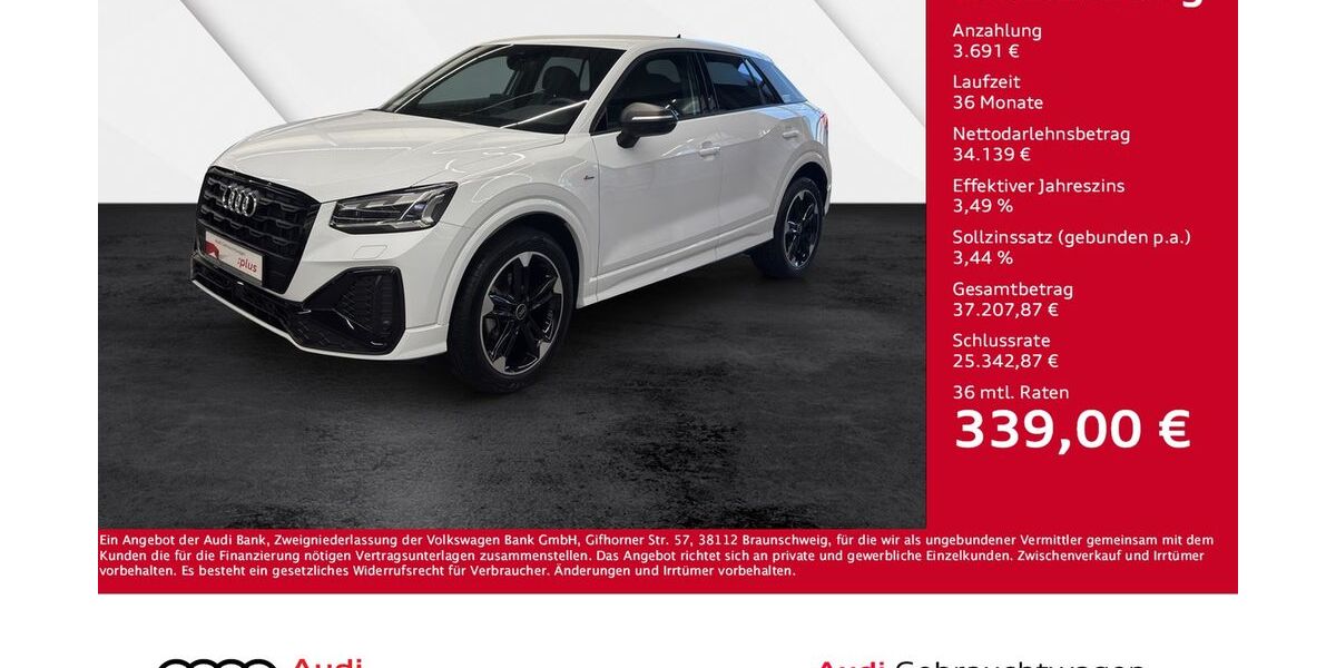 Audi Q2 4.140 km 37.830 &euro; Giessen 35394