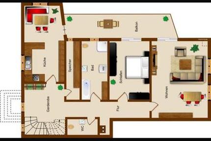 Wohnung Rabenau - 3 Zimmer, 125 m&sup2;, 990&euro; | Angebot:24984594