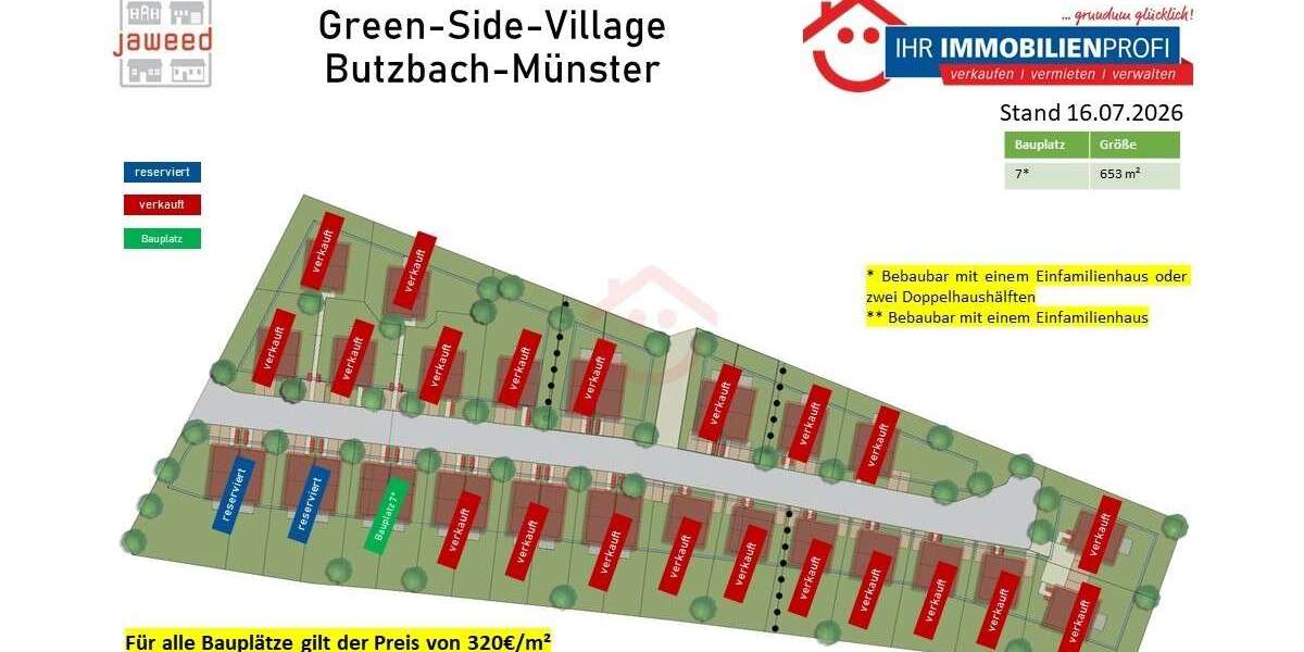 Grundstück Butzbach - 197.440.000&euro; | Angebot:12119920