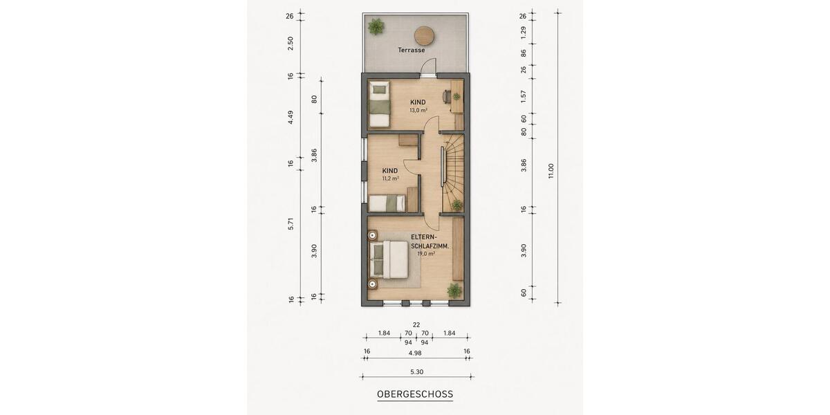 Einfamilienhaus Biebertal - 4 Zimmer, 106 m&sup2;, 1.360&euro; | Angebot:26540463