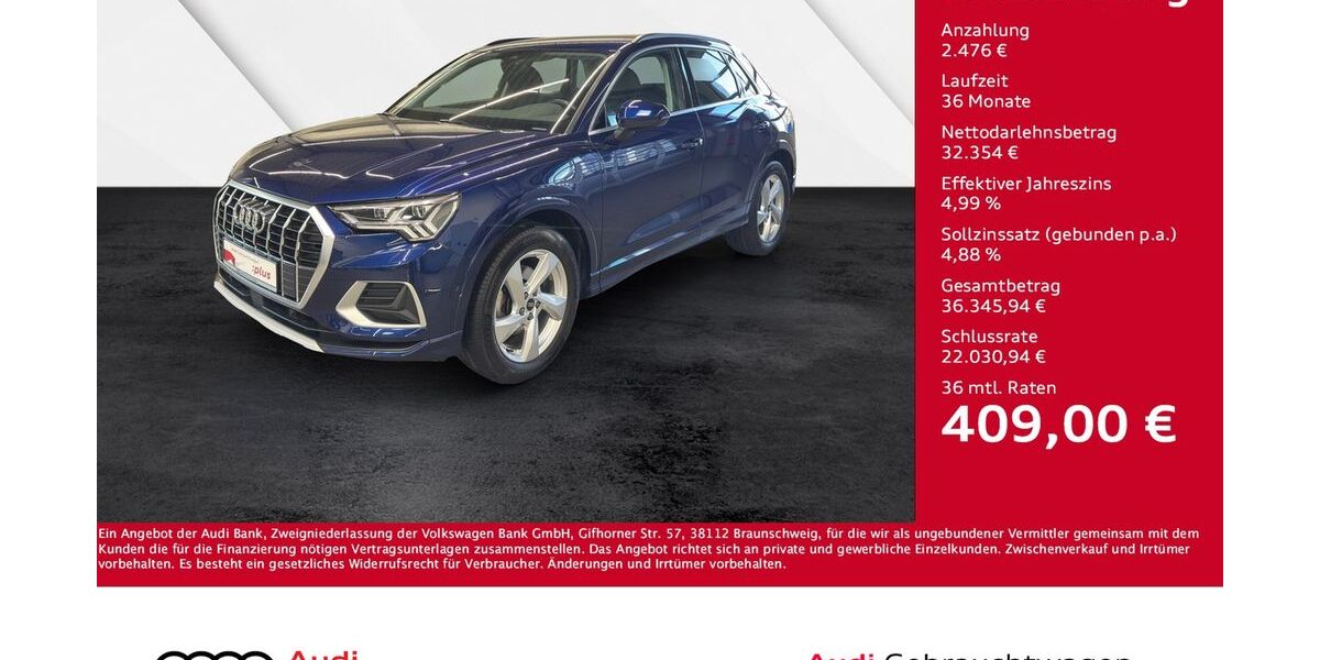 Audi Q3 36.400 km 33.930 &euro; Giessen 35394