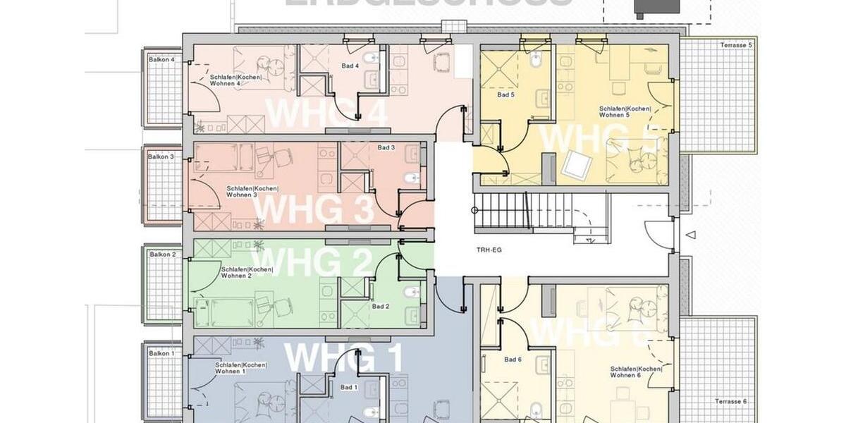Etagenwohnung Marburg Biegenviertel - 1 Zimmer, 27 m&sup2;, 644&euro; | Angebot:26625766