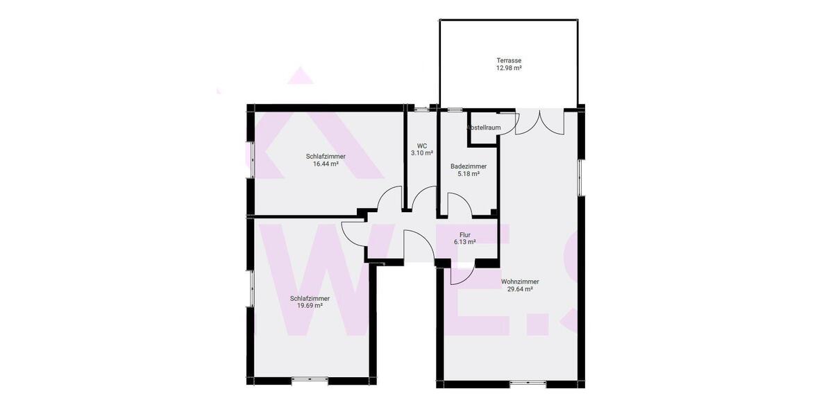 Erdgeschoßwohnung Lich - 3 Zimmer, 88 m&sup2;, 950&euro; | Angebot:25098036
