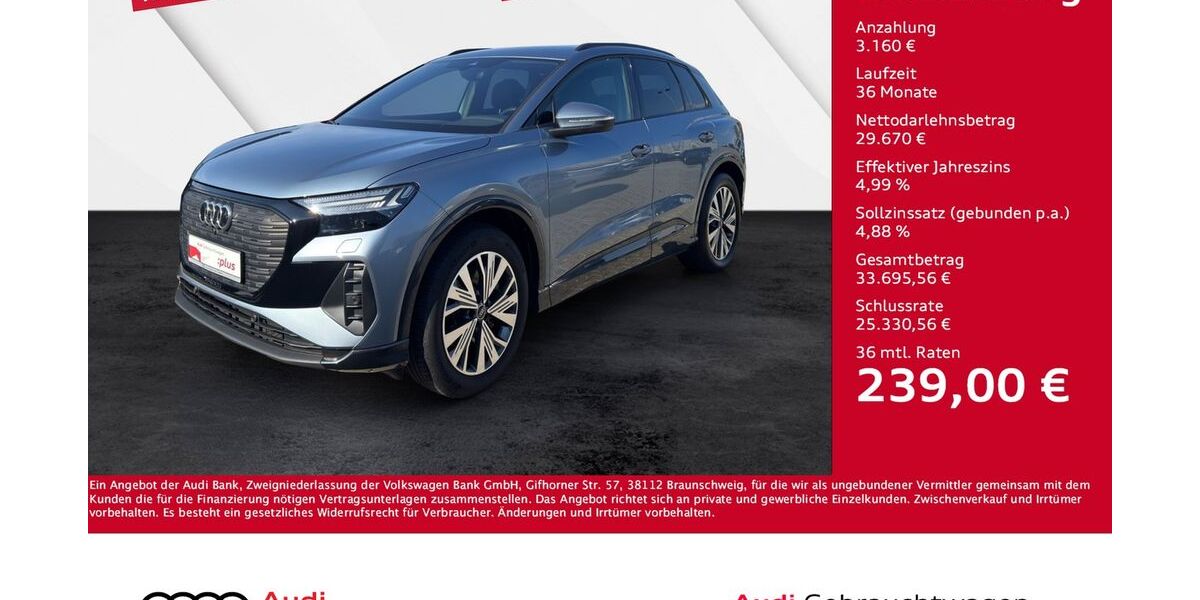 Audi Q4 e-tron 22.200 km 32.830 &euro; Giessen 35394