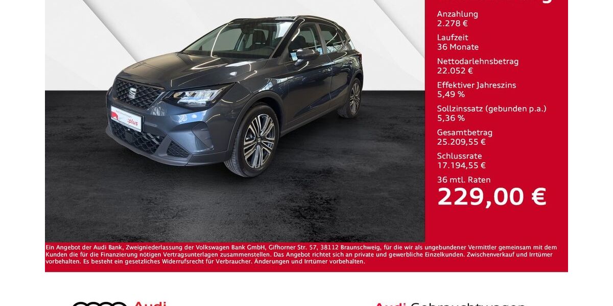 Seat Arona 1.350 km 23.330 &euro; Giessen 35394