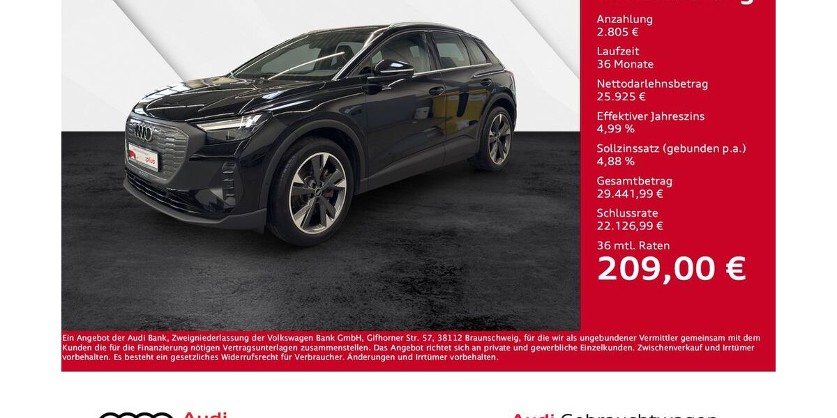 Audi Q4 73.750 km 28.730 &euro; Giessen 35394
