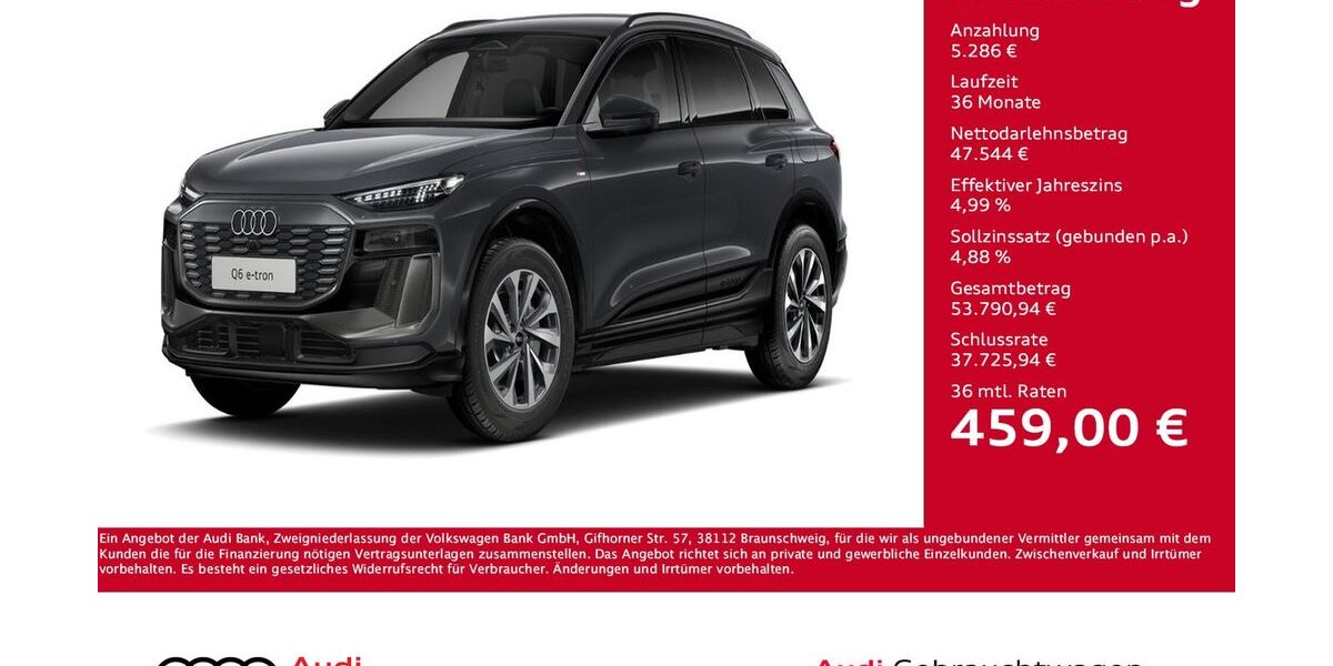 Audi Q6 e-tron 1.713 km 51.930 &euro; Giessen 35394