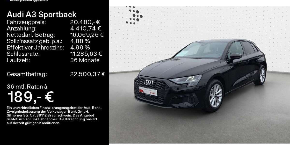 Audi A3 38.784 km 20.480 &euro; Bad Nauheim 61231
