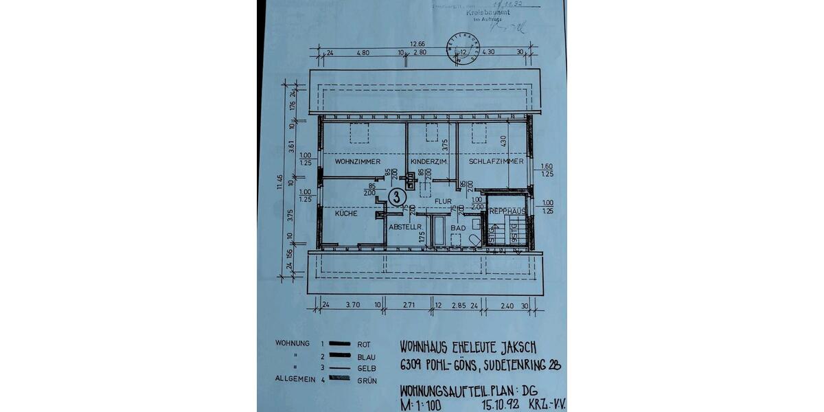 Dachgeschoßwohnung Butzbach - 3.5 Zimmer, 79 m&sup2;, 205.000&euro; | Angebot:24576141