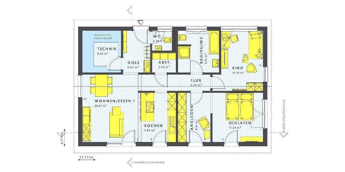 Einfamilienhaus Usingen Wilhelmsdorf - 4 Zimmer, 101 m&sup2;, 606.793&euro; | Angebot:25835540