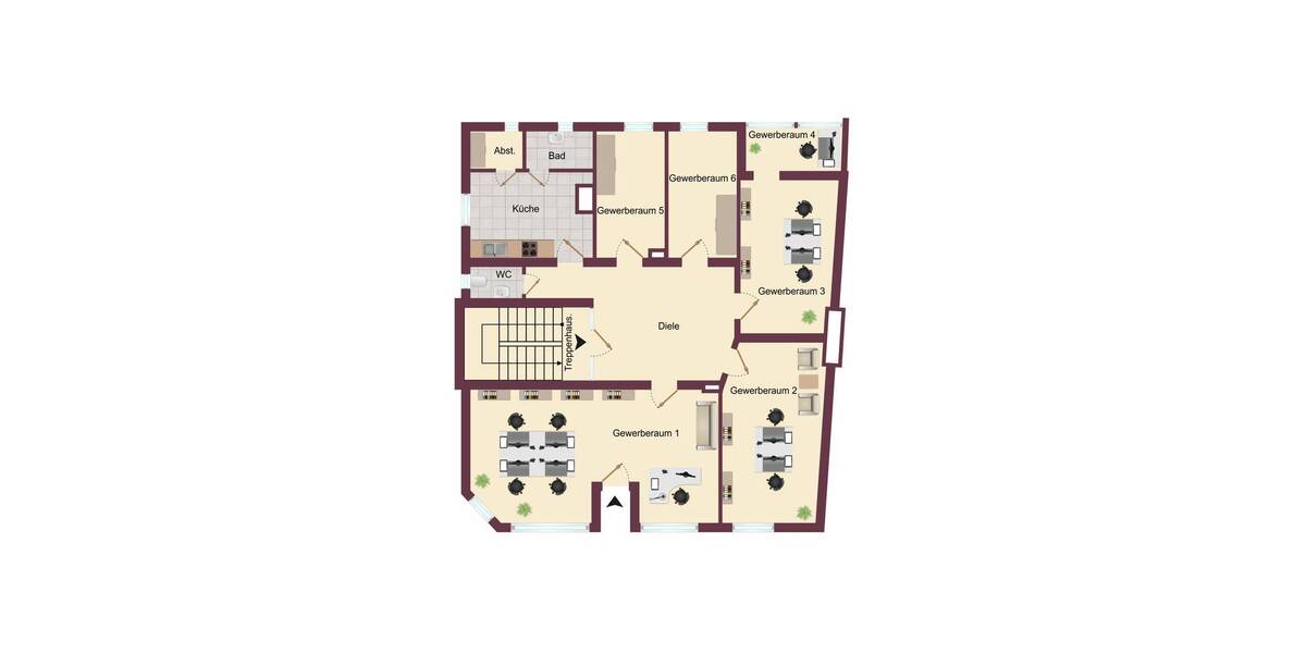 Gewerbeobjekt Marburg Südviertel - 2.300&euro; | Angebot:26695140