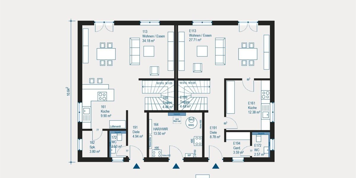 Zweifamilienhaus in Usingen - Individuell geplant, komfortabel gebaut - Zweifamilienhaus Usingen | Angebot:27346455
