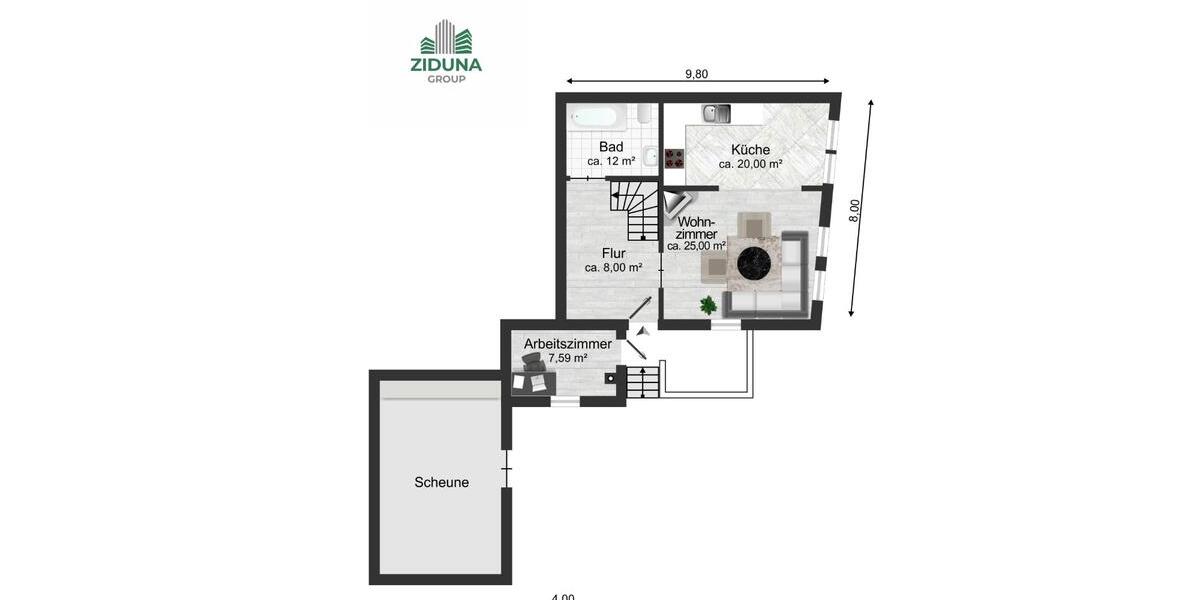 Einfamilienhaus Grünberg - 5 Zimmer, 136 m&sup2;, 195.000&euro; | Angebot:25901387