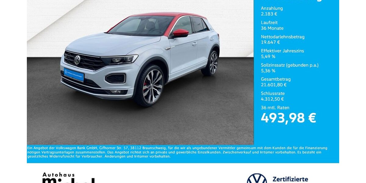 VW T-Roc 73.100 km 21.230 &euro; Gießen 35394