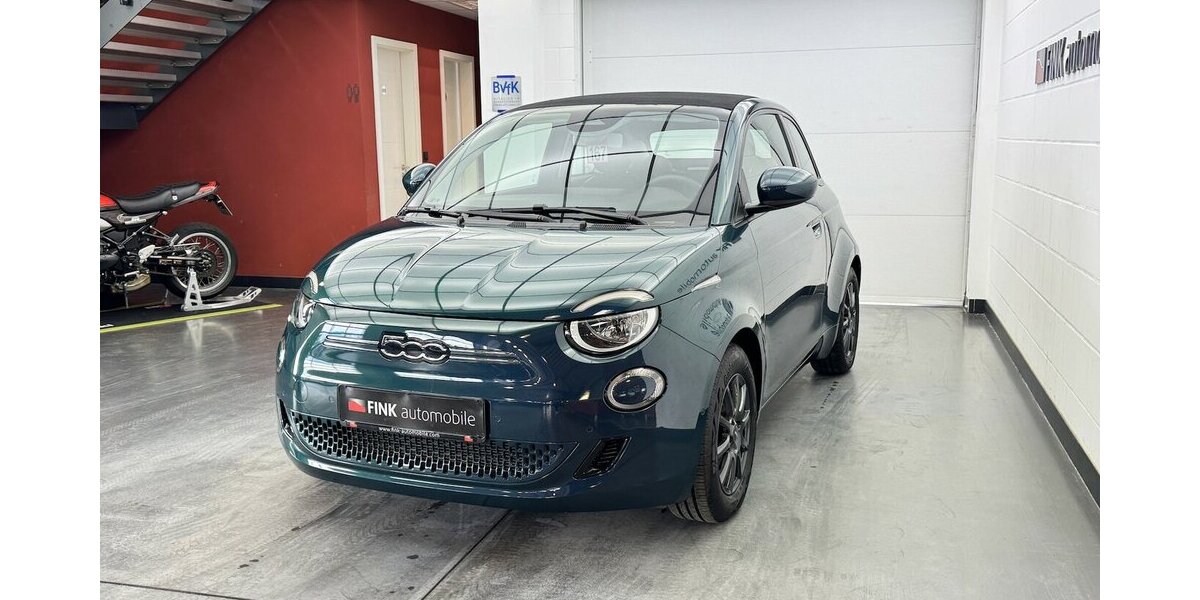 Fiat 500e Cabrio 1.Hand 42kWh Sitzheizung Kamera 15.200 km 21.320 &euro; Lich 35423