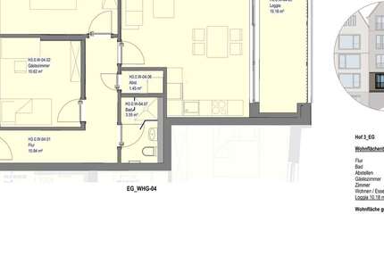 Wohnung Wetzlar - 3 Zimmer, 72 m&sup2;, 1.040&euro; | Angebot:23750325