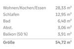 Etagenwohnung Ober-Mörlen Mörlen - 2 Zimmer, 55 m&sup2;, 929&euro; | Angebot:25873625