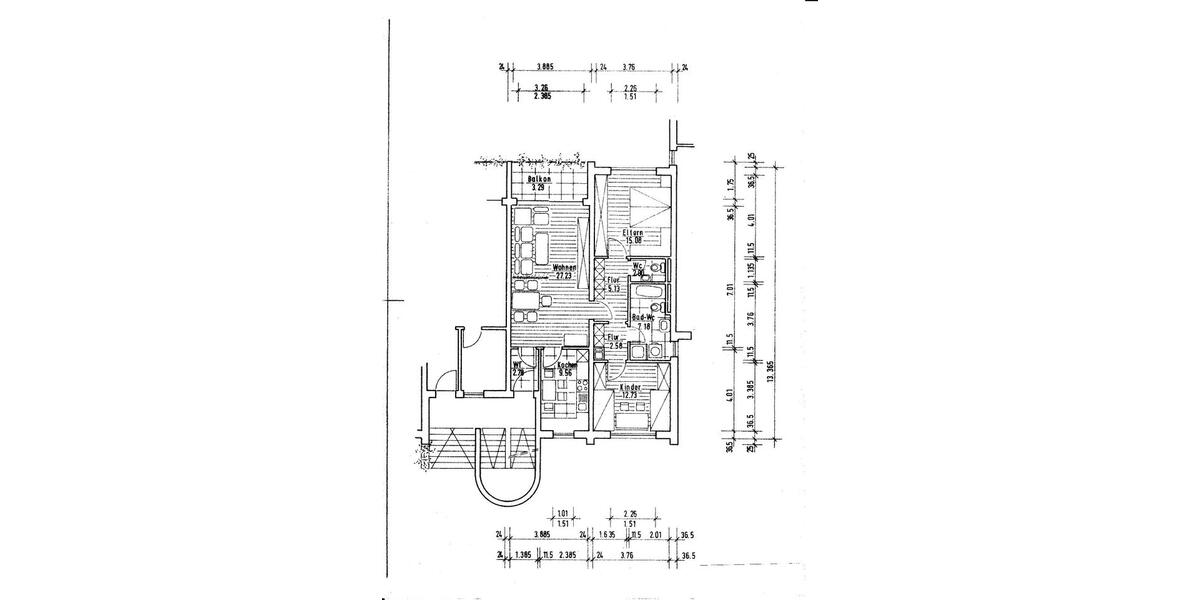 Etagenwohnung Pohlheim - 3 Zimmer, 85 m&sup2;, 800&euro; | Angebot:26030526